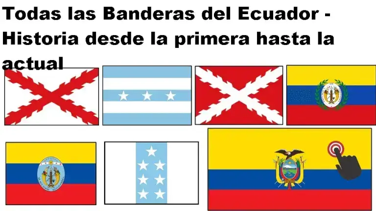 Todas las Banderas del Ecuador – Historia desde la primera hasta la actual