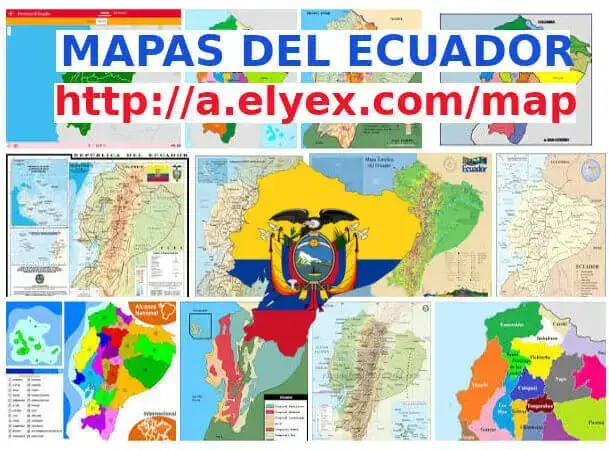 Mapa del Ecuador – Provincias Político Físico Turístico Hidrográfico