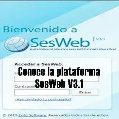 Conoce la plataforma SesWeb V3.1 función